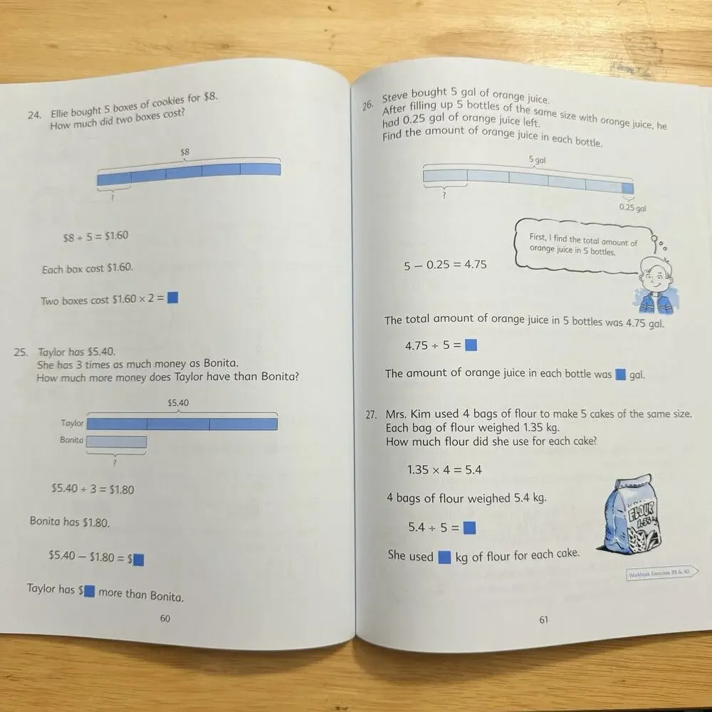 Primary Mathematics 4B Textbook Homeschool Curriculum Paperback Book